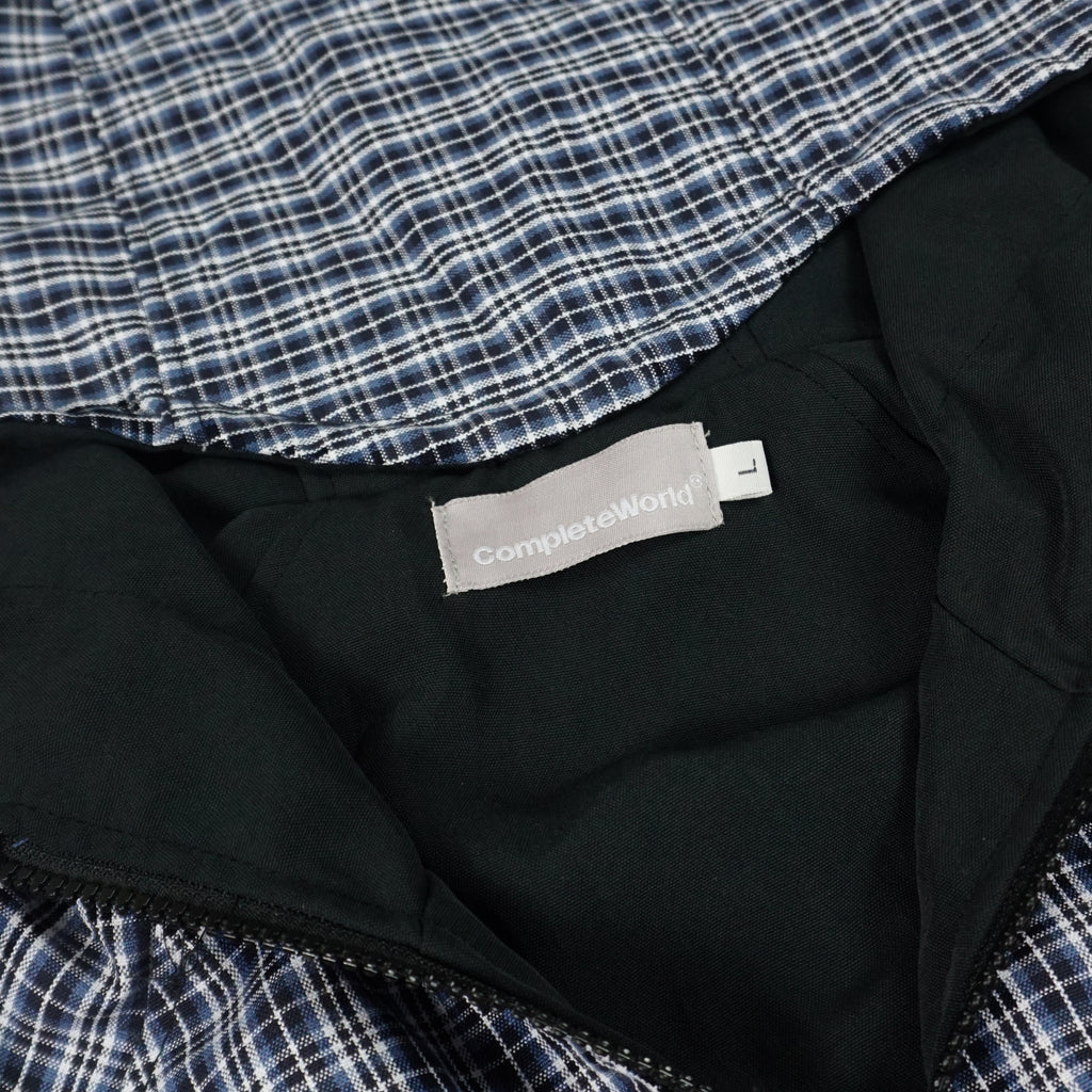 Reversible Plaid Hoodie