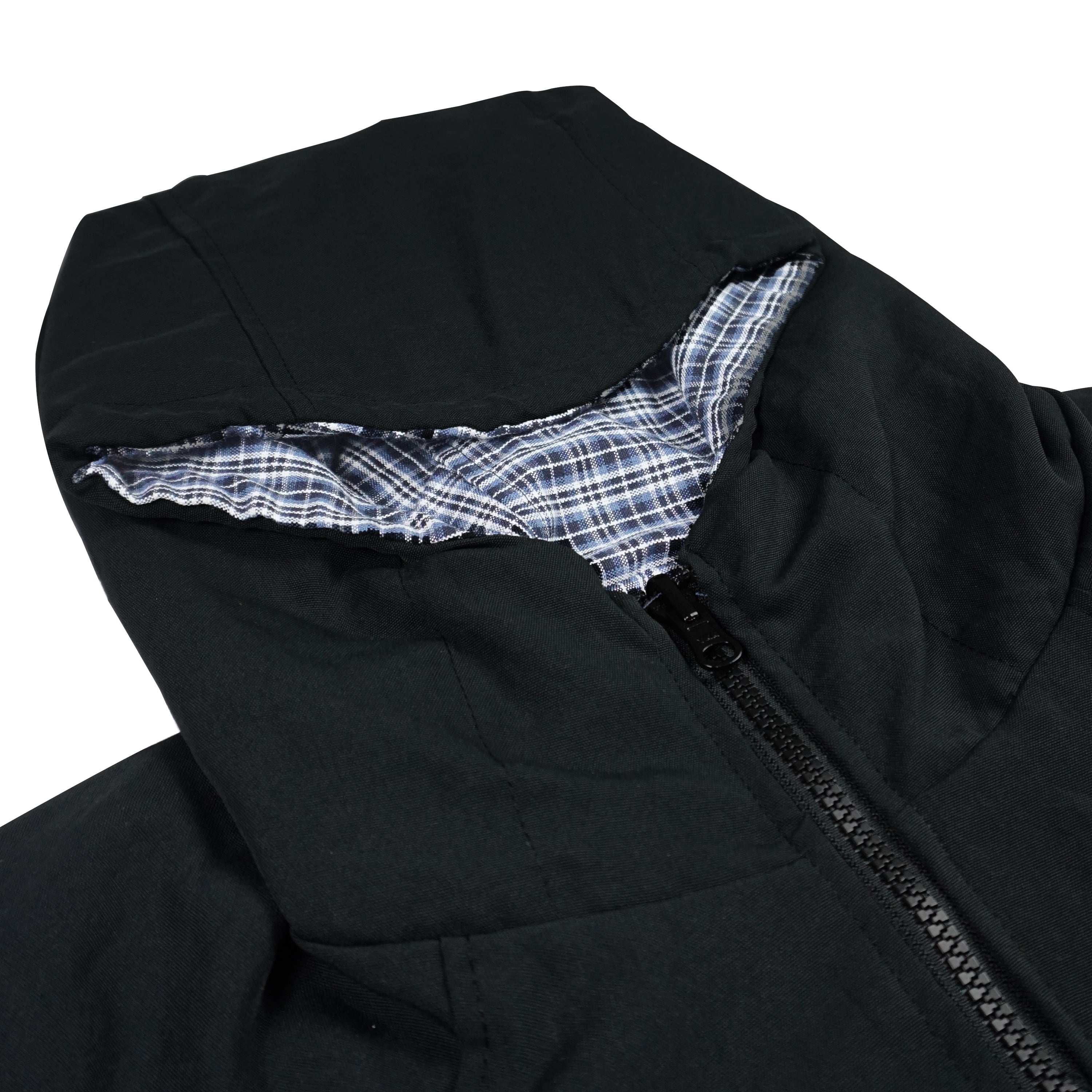 Reversible Plaid Hoodie