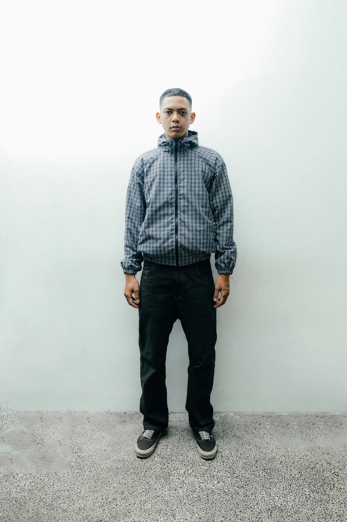 Reversible Plaid Hoodie
