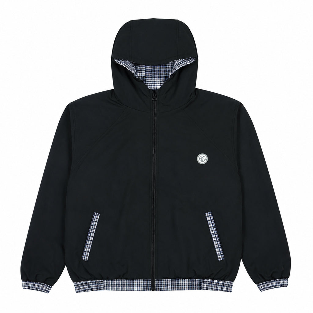 Reversible Plaid Hoodie